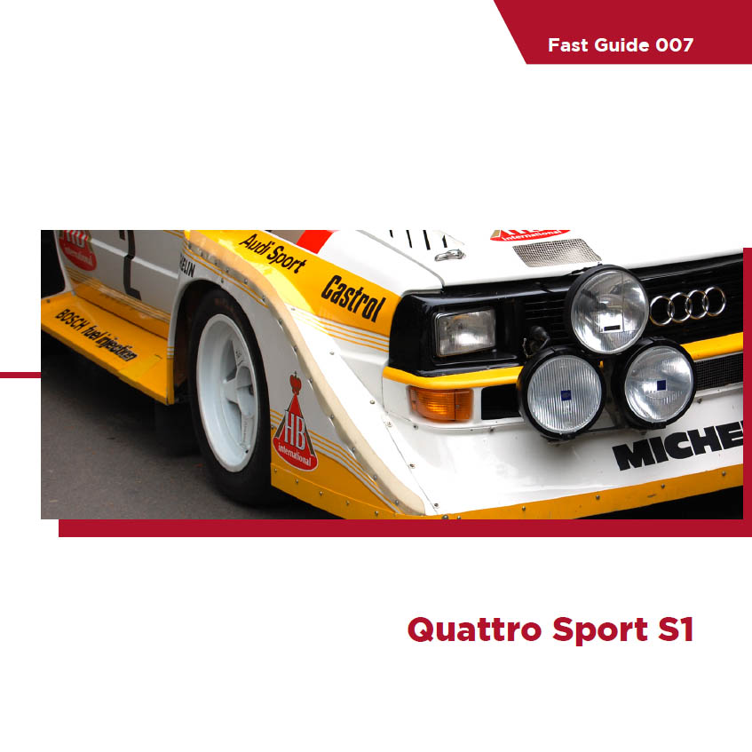KOM-FG007: Reference / walkaround book: Audi Quattro Sport S1