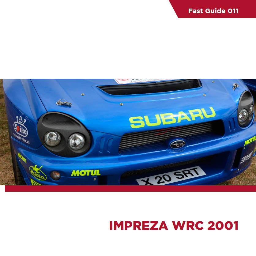 KOM-FG011: Reference / walkaround book: Subaru Impreza WRC -  2001