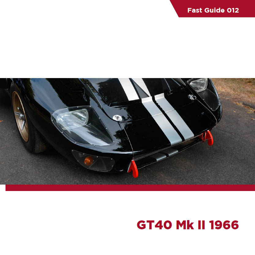 KOM-FG012: Reference / walkaround book: Ford GT40 Mk II -  1966
