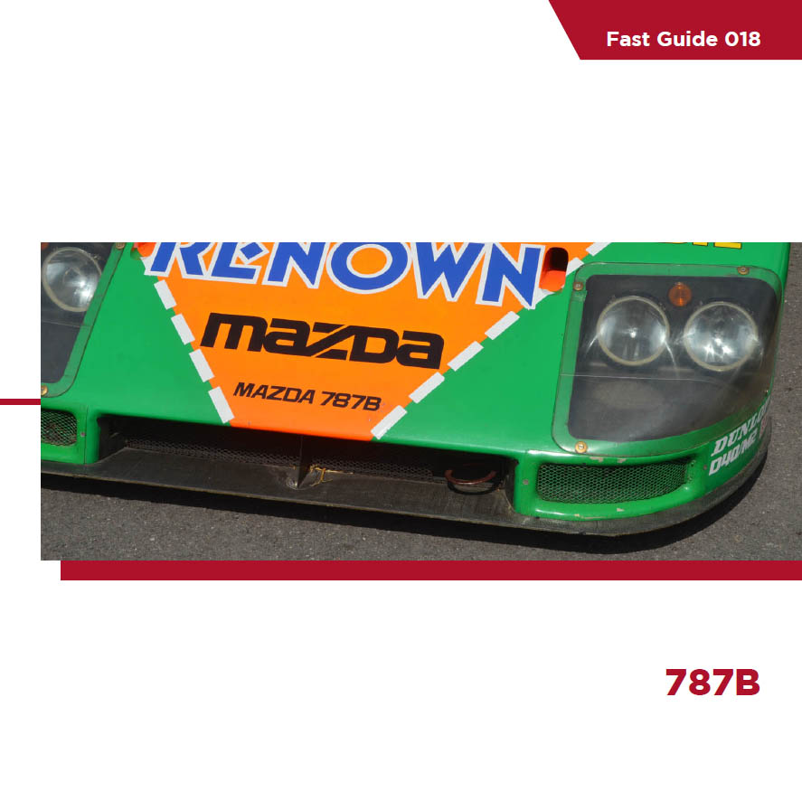 KOM-FG018: Reference / walkaround book: Mazda 787B