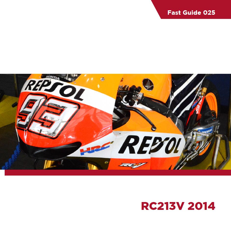 KOM-FG025: Reference / walkaround book: Honda RC213V -  2014