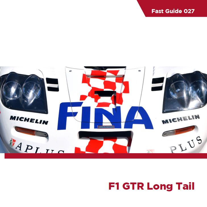 KOM-FG027: Reference / walkaround book: McLaren F1 GTR Long Tail Team BMW Motorsport sponsored by Fina