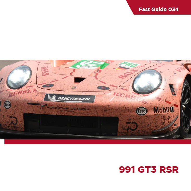KOM-FG034: Reference / walkaround book: Porsche 991 GT3 RSR