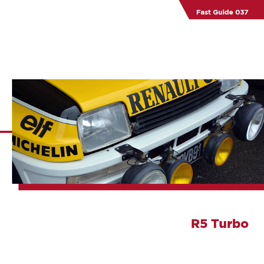 KOM-FG037: Reference / walkaround book: Renault 5 Turbo