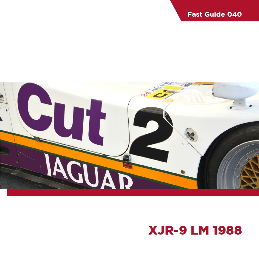 KOM-FG040: Reference / walkaround book: Jaguar XJR-9 LM -  1988