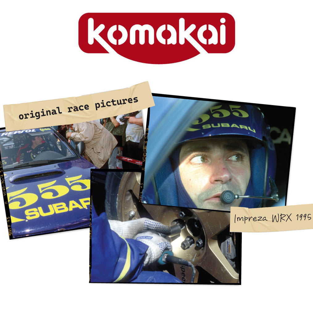 KOM-OR002: Reference / walkaround book: Subaru Impreza WRX Group A Team 555 Subaru World Rally -  1995