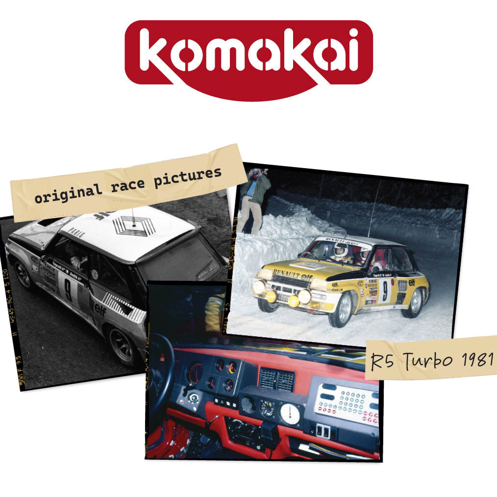 KOM-OR004: Reference / walkaround book: Renault 5 Turbo Team Galtier Renault Sport -  1981